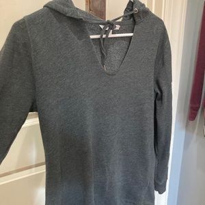 Victoria’s Secret, S/P hooded sweat shirt.
